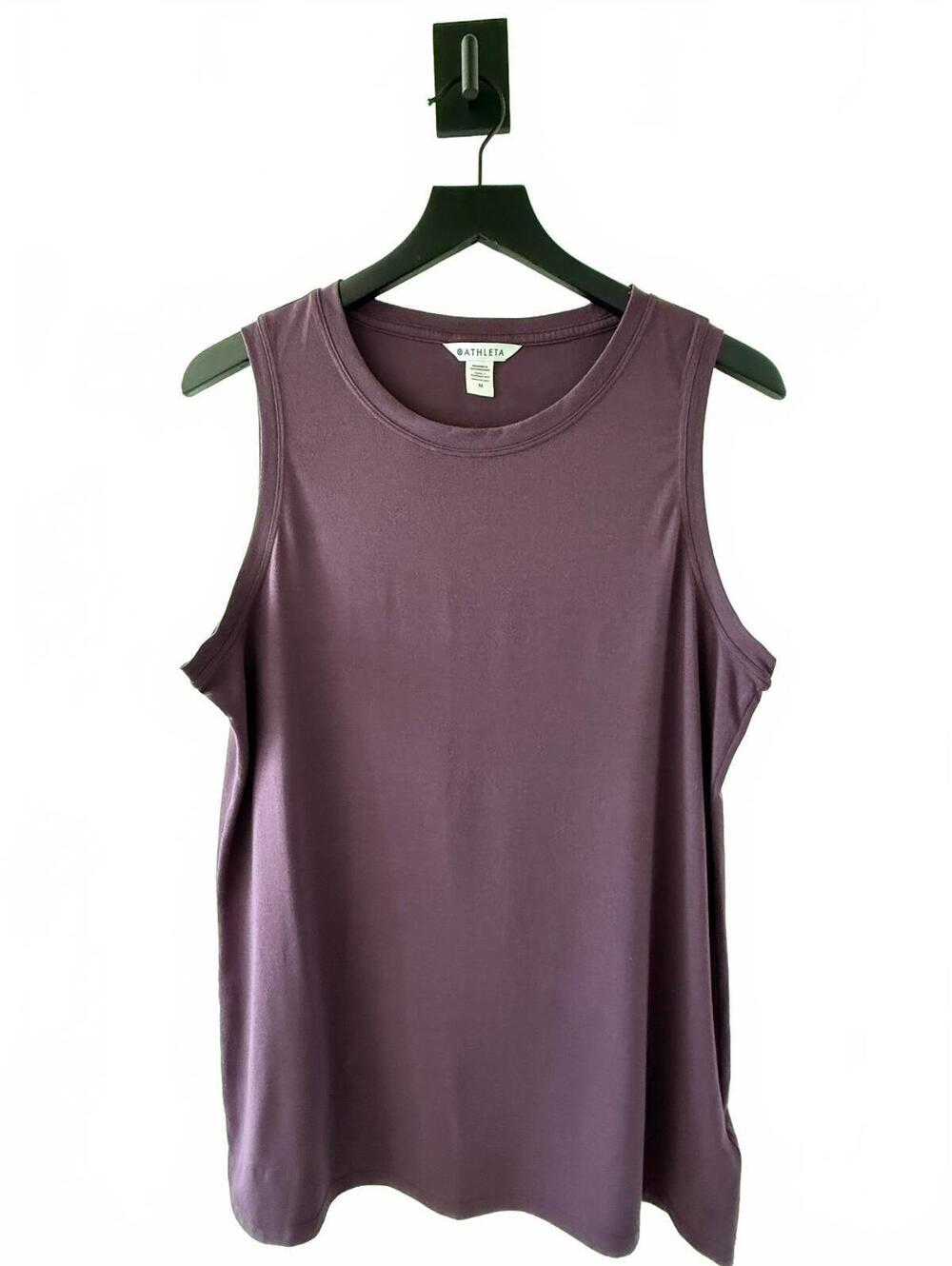 Athleta Purple Sleeveless Athletic Tank Top | Size Medium